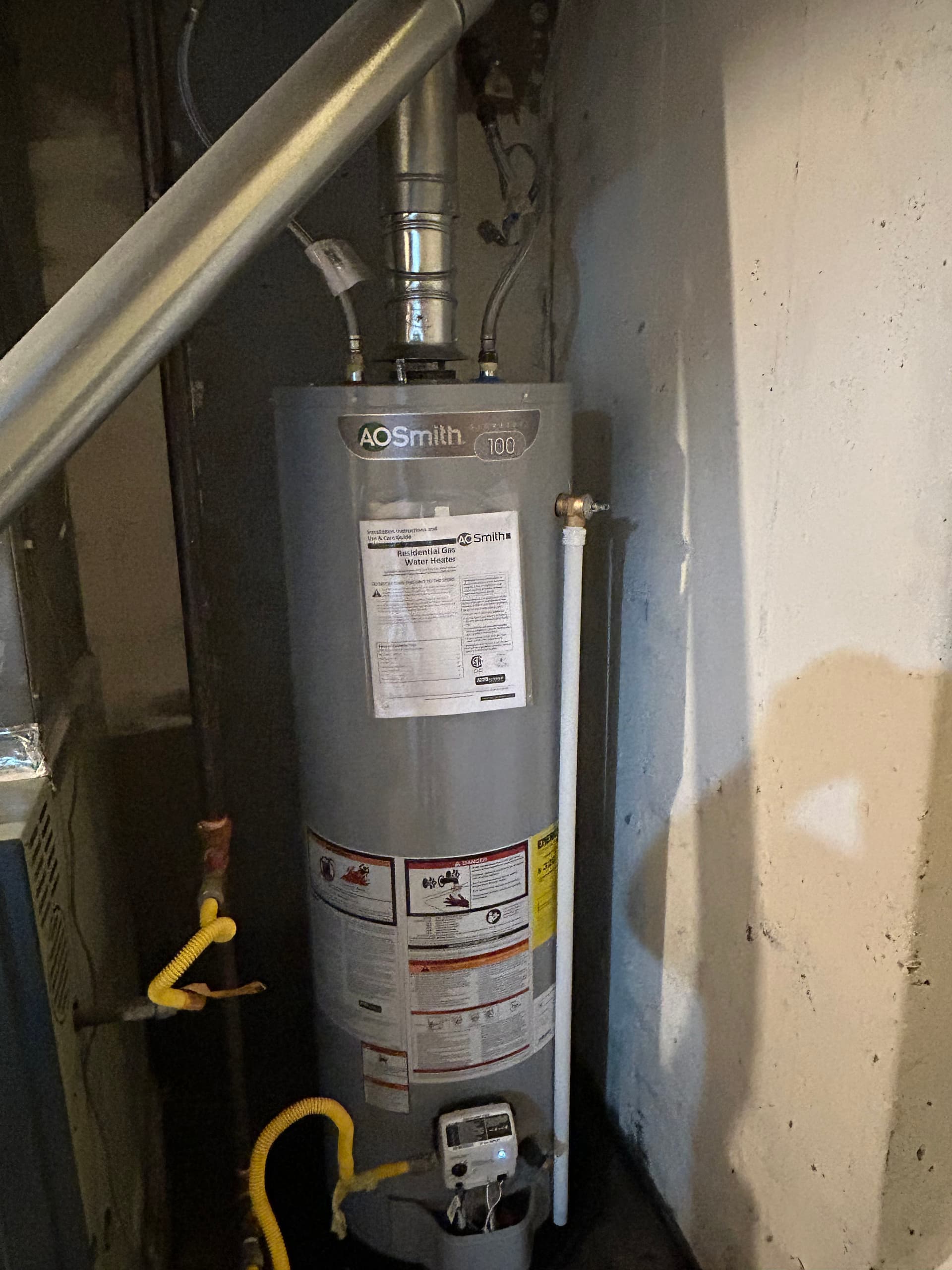 Gallery photos for 40-gallon AO Smith Water heater Install by Tech City: Image #1